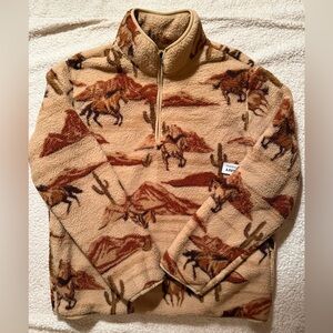 Old Navy Horse Print Fleece